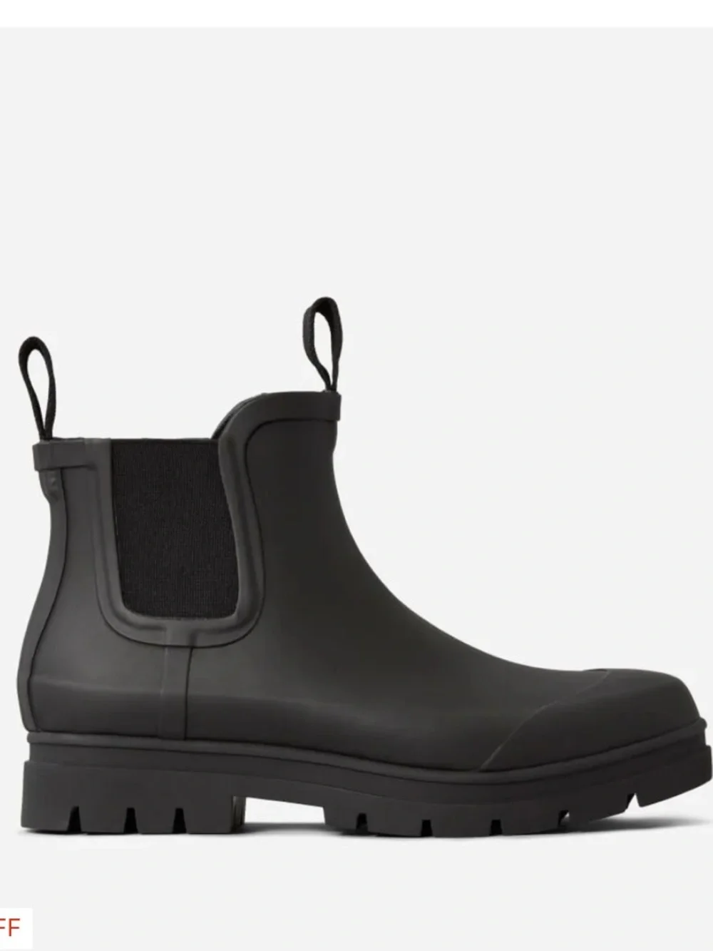 Everlane women’s Black Chelsea Rain Boots slip resistant - Picture 13 of 13